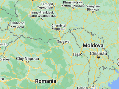 Map showing location of Părteştii de Jos (47.63333, 25.96667)
