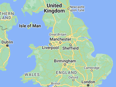 Map showing location of Partington (53.41884, -2.42815)