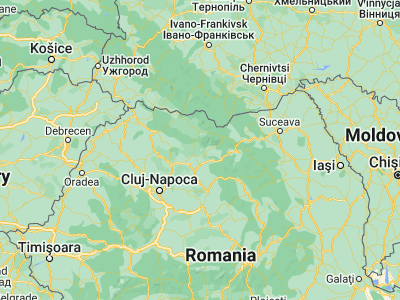 Map showing location of Parva (47.4, 24.55)
