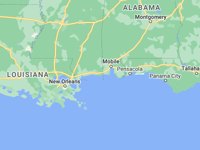 Map showing location of Pascagoula (30.36576, -88.55613)
