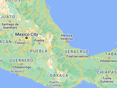 Map showing location of Paso del Macho (18.97191, -96.72445)