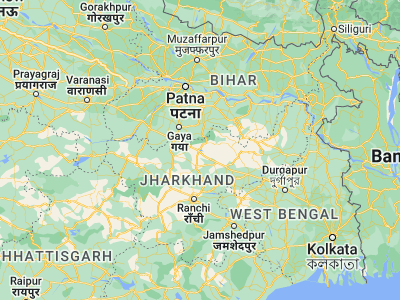 Map showing location of patamda (24.3, 85.41667)