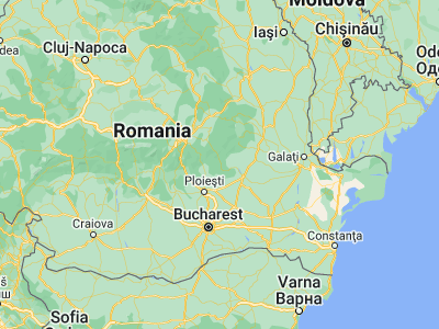 Map showing location of Pătârlagele (45.31667, 26.35)