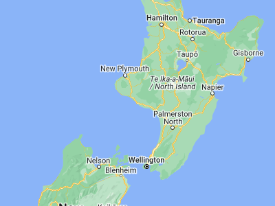 Map showing location of Patea (-39.75833, 174.48333)