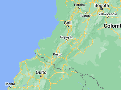 Map showing location of Patía (2.06895, -77.05273)