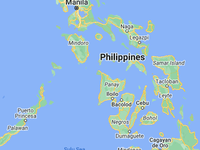 Map showing location of Patria (11.7403, 122.0171)