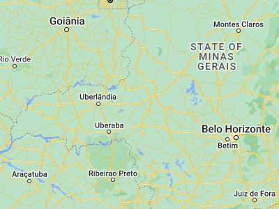 Map showing location of Patrocínio (-18.94389, -46.9925)