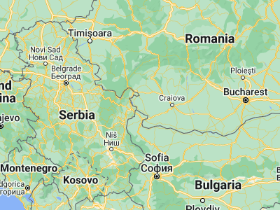 Map showing location of Pătulele (44.34528, 22.77278)