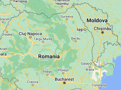 Map showing location of Păuleni-Ciuc (46.4, 25.83333)