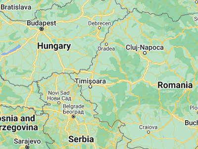 Map showing location of Păuliş (46.11667, 21.58333)