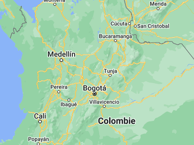 Map showing location of Pauna (5.65861, -73.9825)