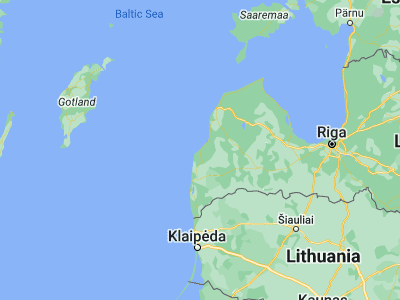 Map showing location of Pāvilosta (56.88791, 21.18593)