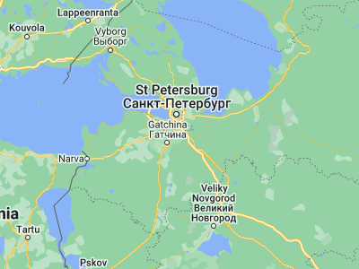 Map showing location of Pavlovsk (59.68333, 30.43472)