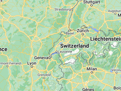 Map showing location of Payerne (46.82201, 6.93608)