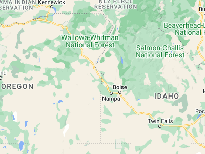 Map showing location of Payette (44.07822, -116.93377)