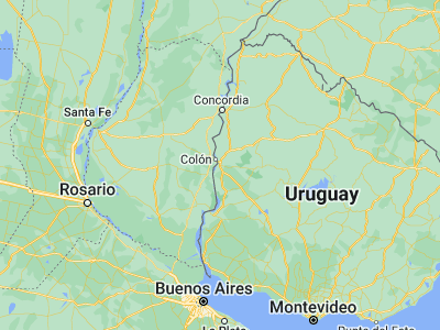 Map showing location of Paysandú (-32.32139, -58.07556)
