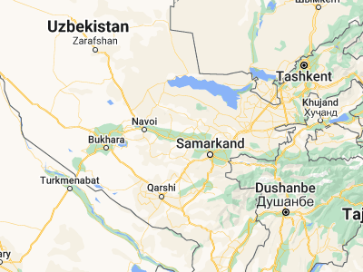 Map showing location of Payshanba (40.00778, 66.23694)