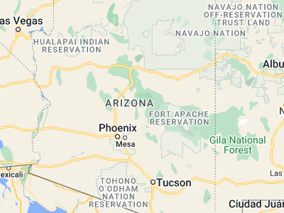 Map showing location of Payson (34.23087, -111.32514)