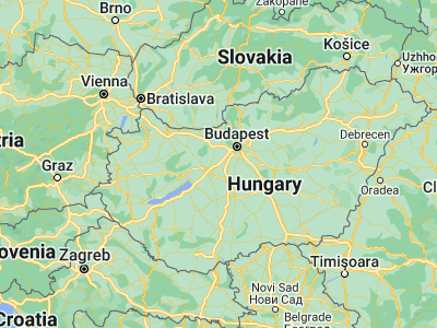 Map showing location of Pázmánd (47.28755, 18.65356)