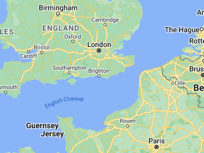 Map showing location of Peacehaven (50.7927, -0.00652)