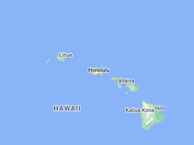 Map showing location of Pearl City (21.39722, -157.97333)