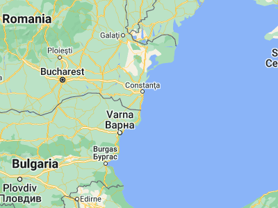Map showing location of Pecineaga (43.9, 28.5)