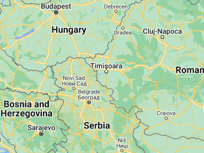 Map showing location of Peciu Nou (45.60639, 21.05778)