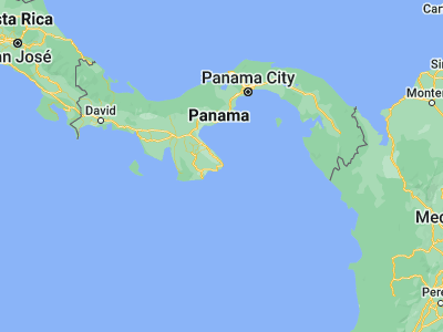 Map showing location of Pedasí (7.53333, -80.03333)