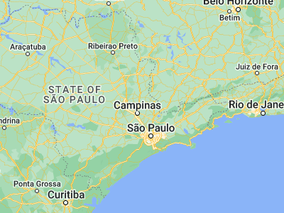 Map showing location of Pedreira (-22.74194, -46.90139)