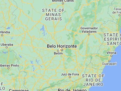 Map showing location of Pedro Leopoldo (-19.61806, -44.04306)