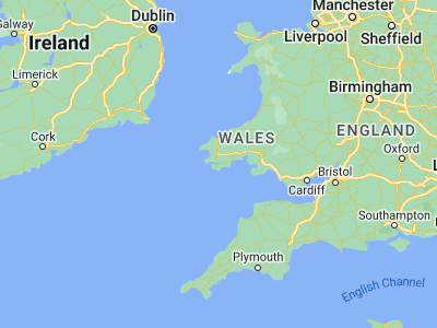 Map showing location of Pembroke Dock (51.69161, -4.94036)