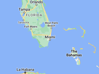 Map showing location of Pembroke Pines (26.00315, -80.22394)