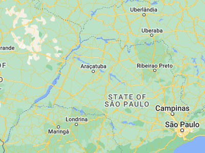 Map showing location of Penápolis (-21.41972, -50.0775)