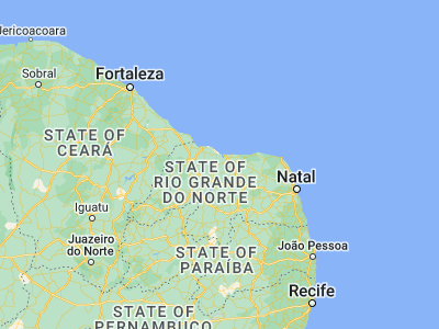 Map showing location of Pendências (-5.26, -36.72222)