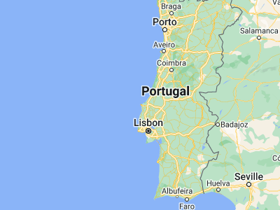 Map showing location of Peniche (39.3558, -9.38112)