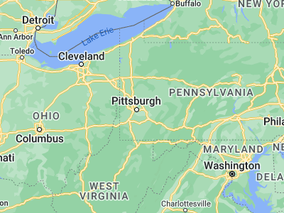 Map showing location of Penn Hills (40.50118, -79.83922)
