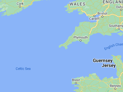 Map showing location of Penzance (50.11861, -5.53715)