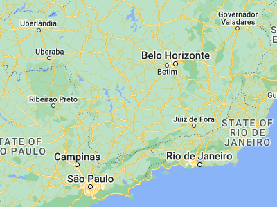 Map showing location of Perdões (-21.09083, -45.09139)