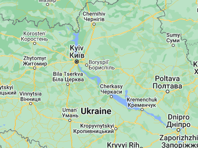Map showing location of Pereyaslav-Khmel’nyts’kyy (50.08768, 31.4795)
