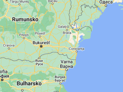 Map showing location of Perişoru (44.45, 27.55)