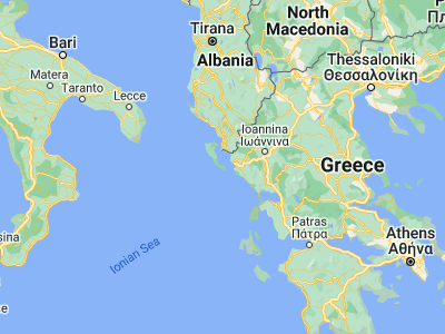 Map showing location of Perivólion (39.42056, 20.01472)