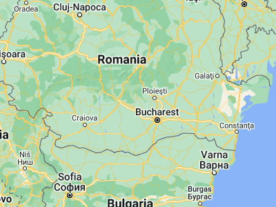 Map showing location of Perşinari (44.8, 25.5)
