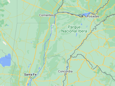 Map showing location of Perugorría (-29.34132, -58.61059)