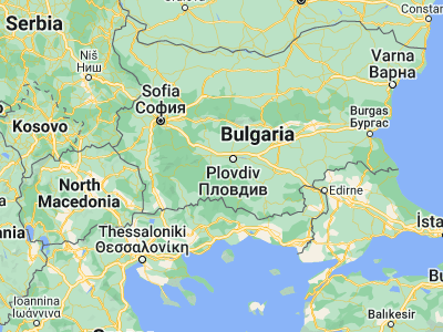 Map showing location of Perushtitsa (42.05, 24.55)