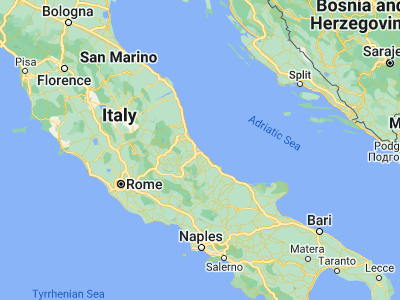 Map showing location of Pescara (42.46024, 14.21021)