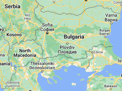 Map showing location of Peshtera (42.03333, 24.3)