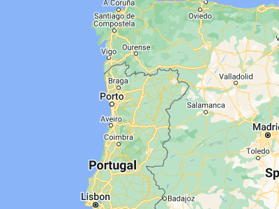 Map showing location of Peso da Régua (41.16491, -7.78703)