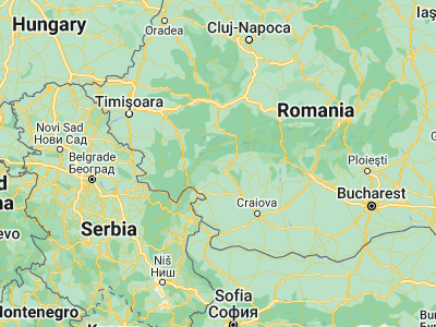 Map showing location of Peştişani (45.06667, 23.03333)