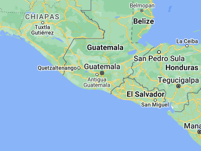 Map showing location of Petapa (14.50278, -90.55167)
