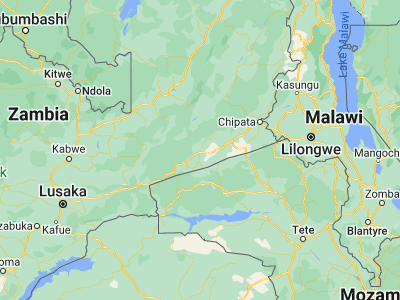 Map showing location of Petauke (-14.24264, 31.3253)